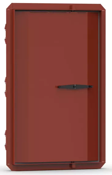 Двері захисно-герметичні ДУ-III (440-1100 кПа); 1200×2000; (редукторний механізм, ґрунтовані) (ТУ У 25.1-38587375-001:2016)