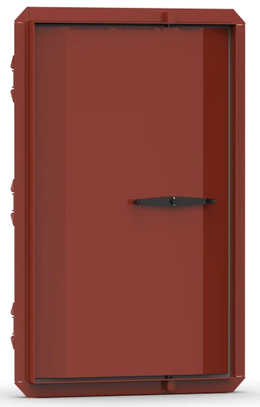 Двері захисно-герметичні ДУ-III (440-1100 кПа); 800×1800; (редукторний механізм, ґрунтовані) (ТУ У 25.1-38587375-001:2016)