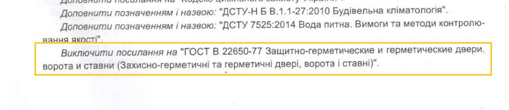 ГОСТ В 22650-77 Защитно-герметические и герметические двери, ворота и ставни